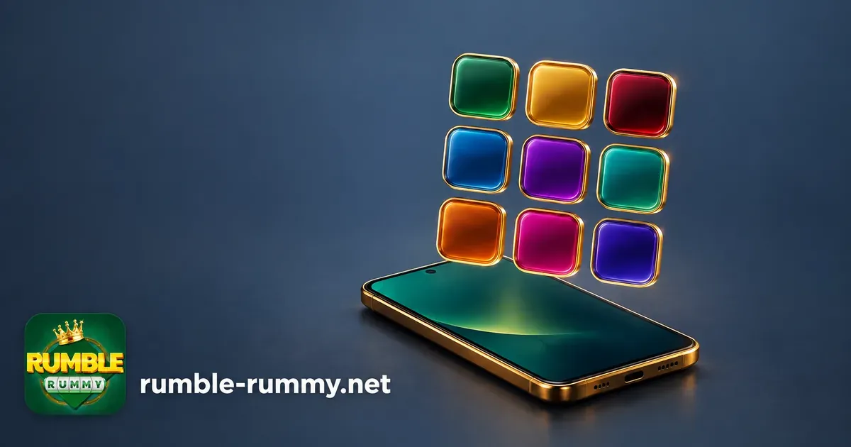 Yono games: grid of nine colourful app tiles above a phone