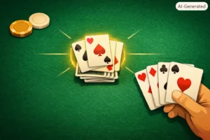 Rummy strategy: planning a move by reading the hand and the discard pile